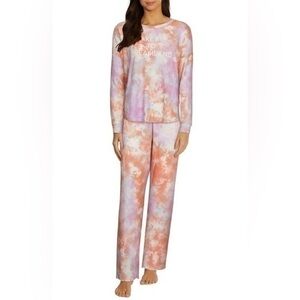 NEW WILDFOX Intimates Rainbow Cloud Dreamland Tie Dye Pajamas